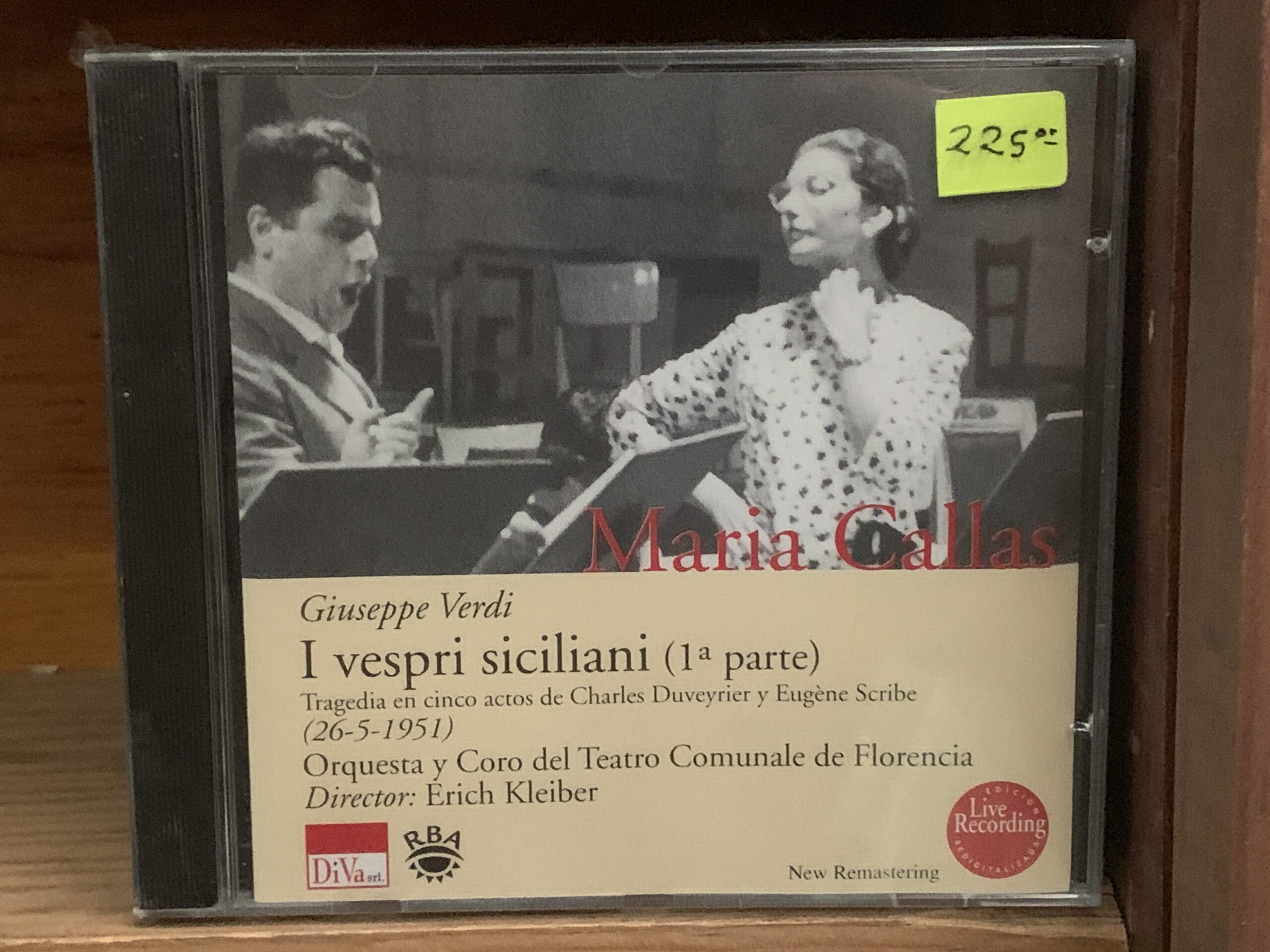 Verdi: I vespri siciliani (Callas, Kleiber) 3CD