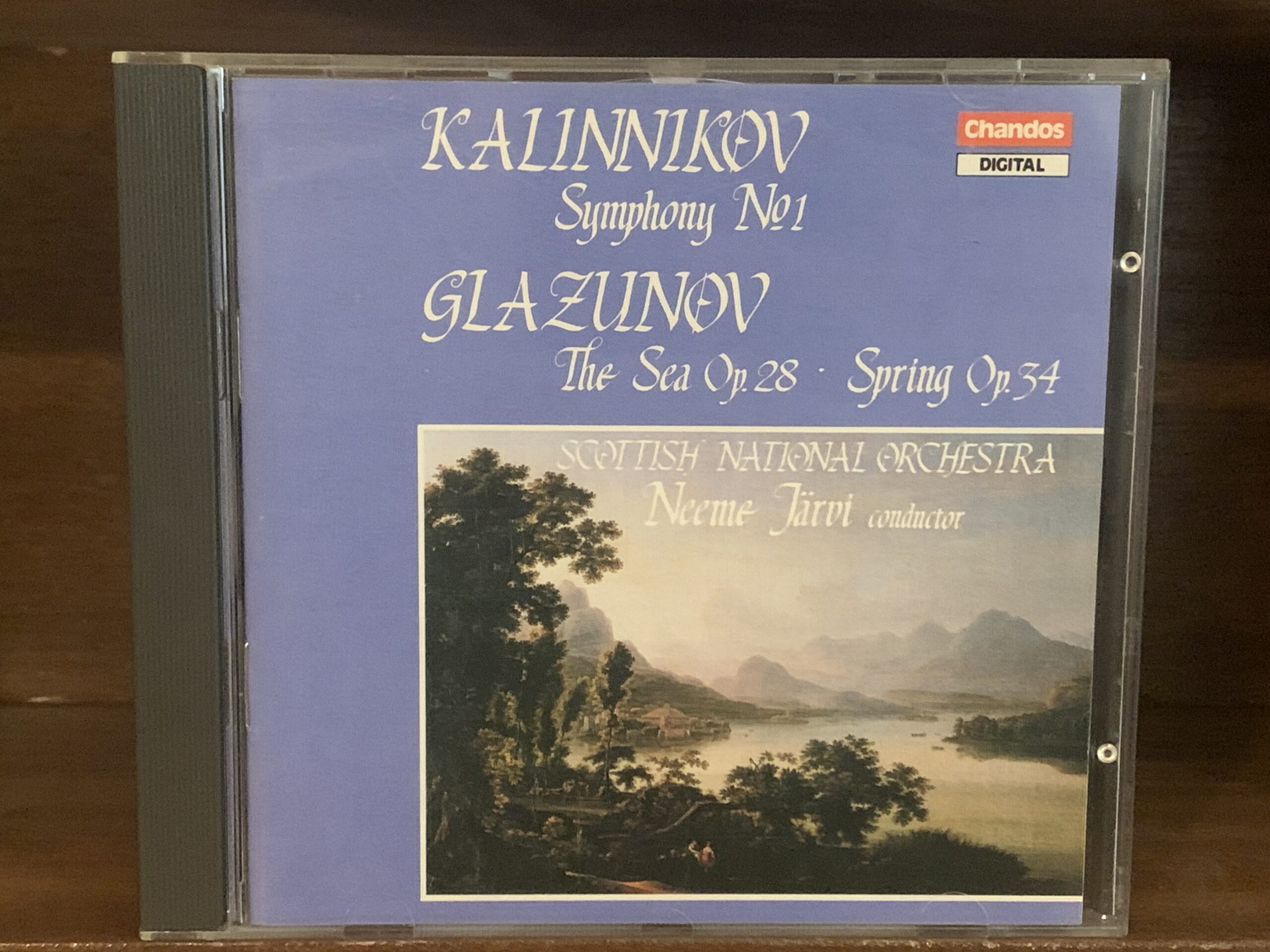 Kalinnikov: Sinfonía No. 1 / Glazunov: El Mar y La Primavera - Neeme Järvi