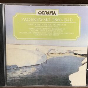 Paderewski: Sonata para piano Op. 21 y Concierto para piano Op. 17
